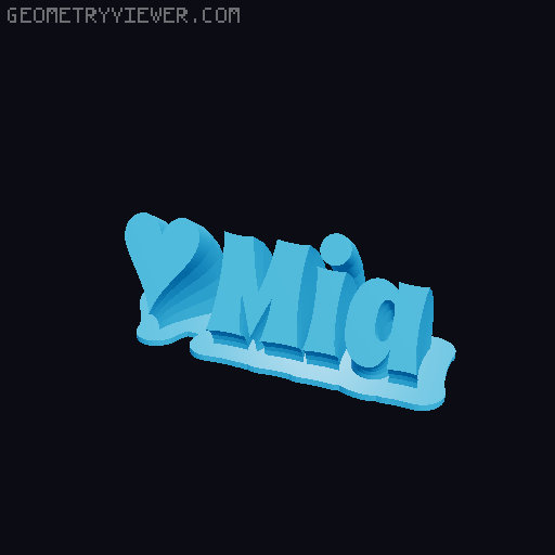 Valentine sculpture 3D model thumbnail
