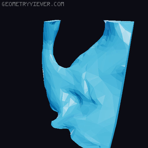 Skull candy bowl XXXXL 3D model thumbnail