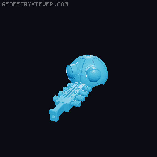Spider Droid Kataphron 3D model thumbnail