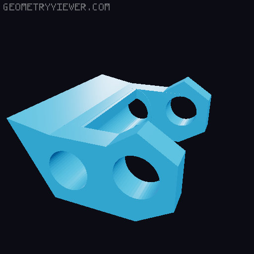 GEPRC Pulsar LR 10 3D Printed Parts 3D model thumbnail