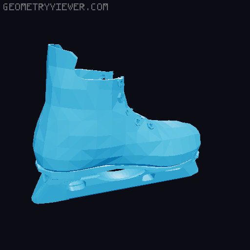 Hockey Ice Skate 3D model thumbnail