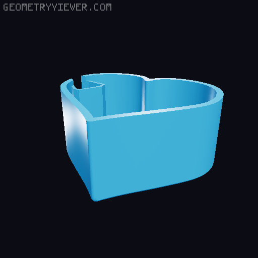 Heart-Container for Flexi-Rex 3D model thumbnail