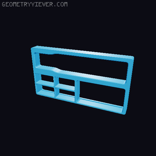 Rotary Tool Organizer 3D model thumbnail