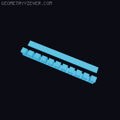 MODULAR BRICK ARCHED BRIDGE 1:87 HO SCALE 3D model thumbnail