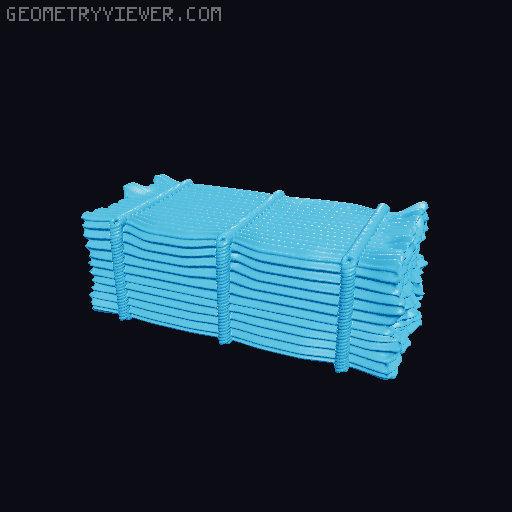Hay Bales Scatter Collection (DND / TTRPG) 3D model thumbnail