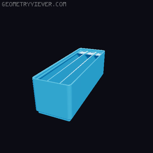 SMT component bulk storage cabinet 3D model thumbnail