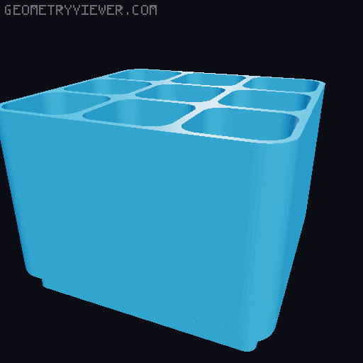 Gridfinity holders for Wire Offcuts 3D model thumbnail