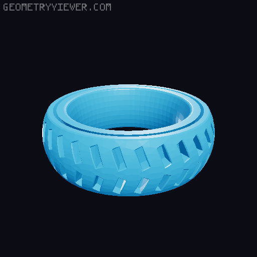 Fidget Rings 3D model thumbnail