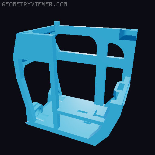 3D Printed RC Excavator (UPDATED) 3D model thumbnail