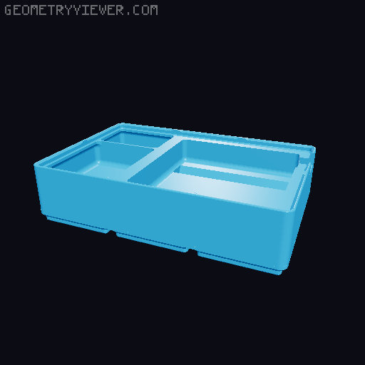 Gridfinity Bus Pirate 5 case and holder 3D model thumbnail