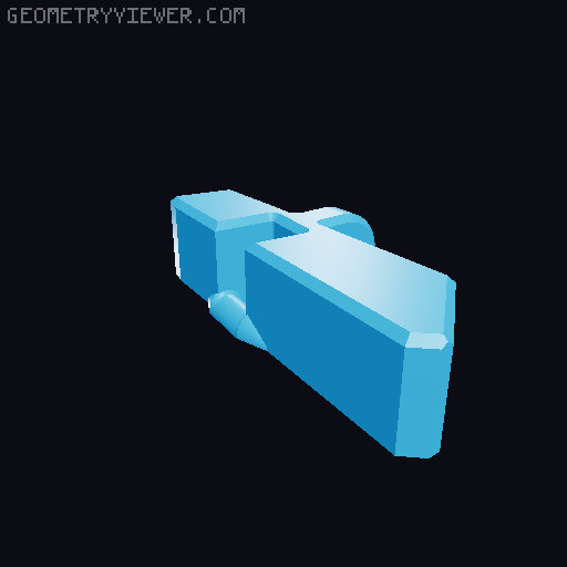 Big Flexi Rexi Split 3D model thumbnail