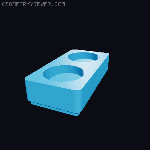 Gridfinity NUUN Tube Storage 3D model thumbnail