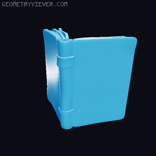 Open Books 3D model thumbnail