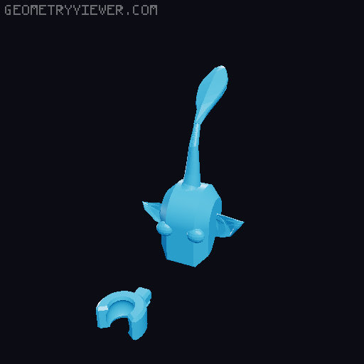 pikmin heads dummy 13 3D model thumbnail