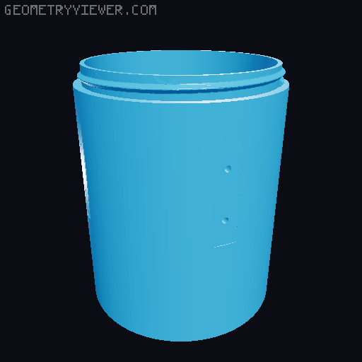 Hellfire Candy Jar 3D model thumbnail