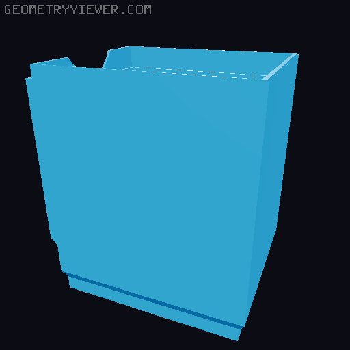 Teabox with Display, thinwalls, easy printable 3D model thumbnail