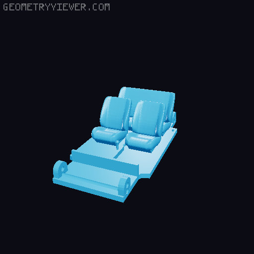 FIAT 147    (1979) 3D model thumbnail