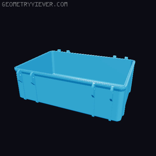 Happymodel M8 Freestyle HDZero Carrying Box 3D model thumbnail