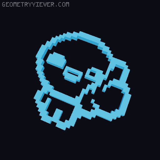 Thumbs up Isaac 3MF Magnet 3D model thumbnail