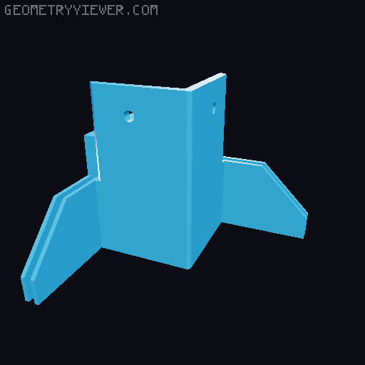 Ikea Lack V2 - +10mm-100mm Height Variants 3D model thumbnail