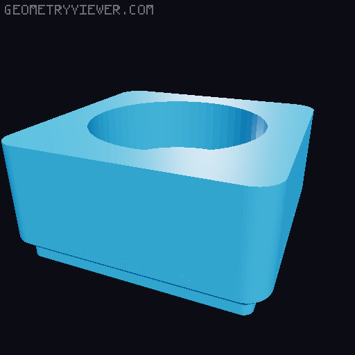 Gridfinity NUUN Tube Storage 3D model thumbnail