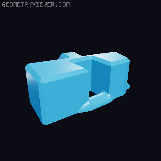Big Flexi Rexi Split 3D model thumbnail