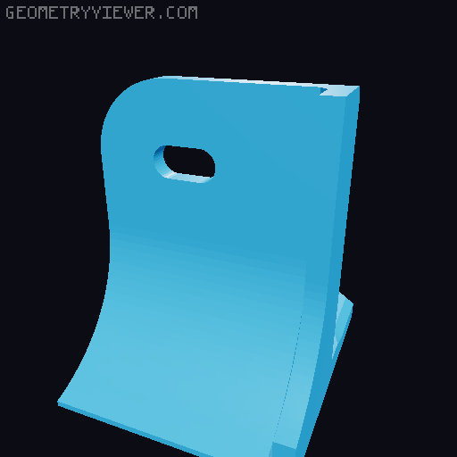 Low Profile V0 Mount for Bento Mini 3D model thumbnail