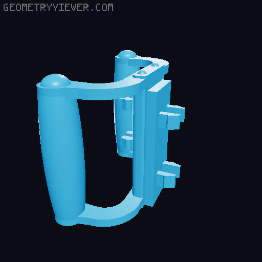 M2 Browning 0.50 cal Machine Gun (1:1 Scale) remix for smaller printers 3D model thumbnail