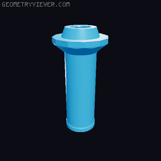 Donor Spool Holder for big Spool 3D model thumbnail