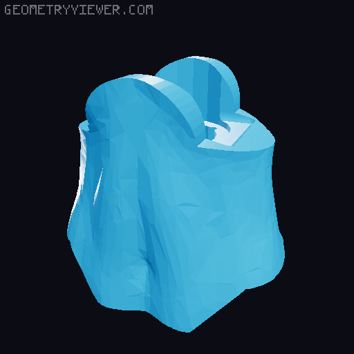 Cyborg body parts for Dummy 13 3D model thumbnail