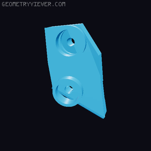 Soporte DX1 Bluetooch en espejo. Moto Kymco 3D model thumbnail