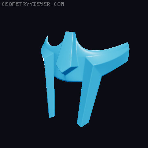 MF DOOM mask remix for Prusa MINI 3D model thumbnail