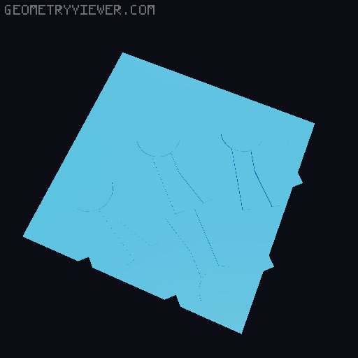 Phospholipid Membrane for Magnetic Board 3D model thumbnail