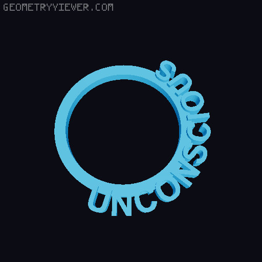 D&D 5e Condition Ring for 32mm Bases 3D model thumbnail