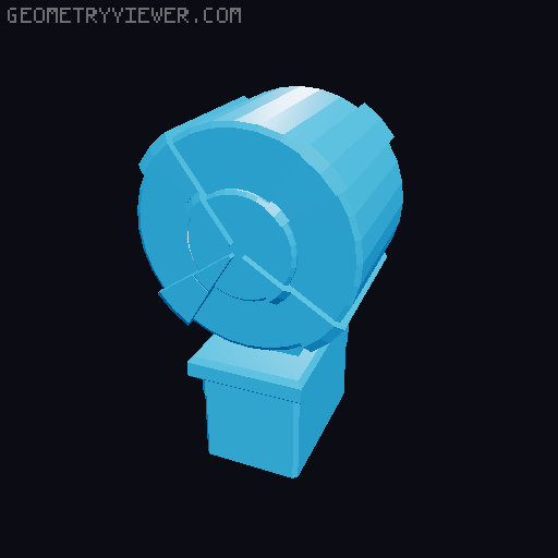 D13  Modular Gun   (Series first) 3D model thumbnail