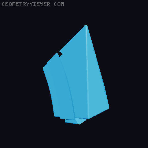 Behemoth——Twelve deep cuts form a deep cut Deltoidal Icositetrahedron. 3D model thumbnail