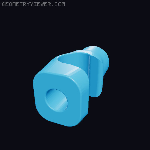 Modular holder system (3rd hand / lab stand) 3D model thumbnail