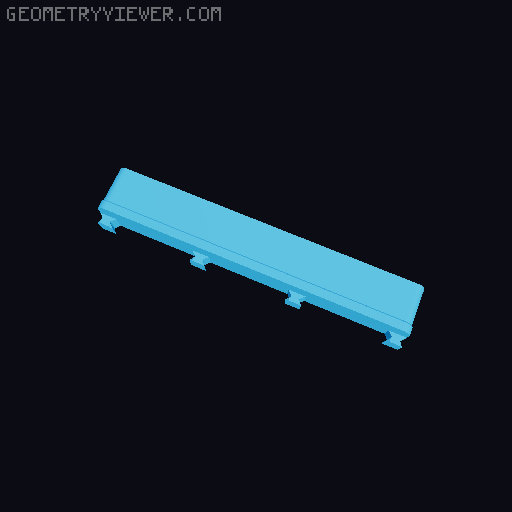 Printy Panel Drawer and Flush Connector 3D model thumbnail