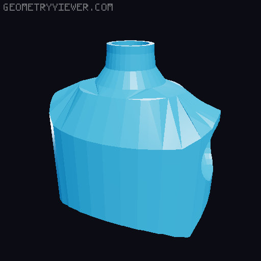 Dummy 13 blank body 3D model thumbnail