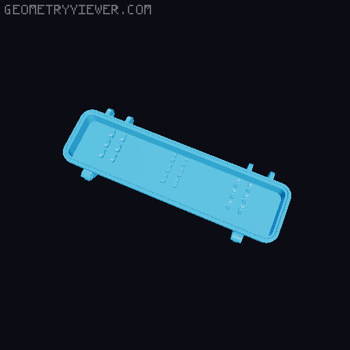 Libraton Deburring Tool Rugged Box 3D model thumbnail