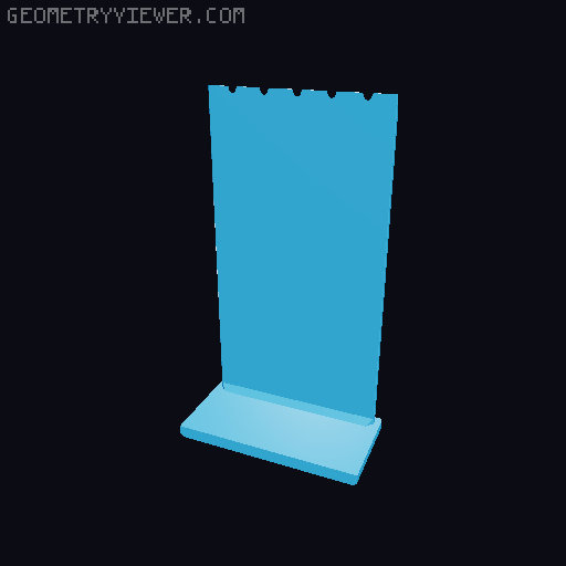 45ACP Ammunition Storage Case 3D model thumbnail