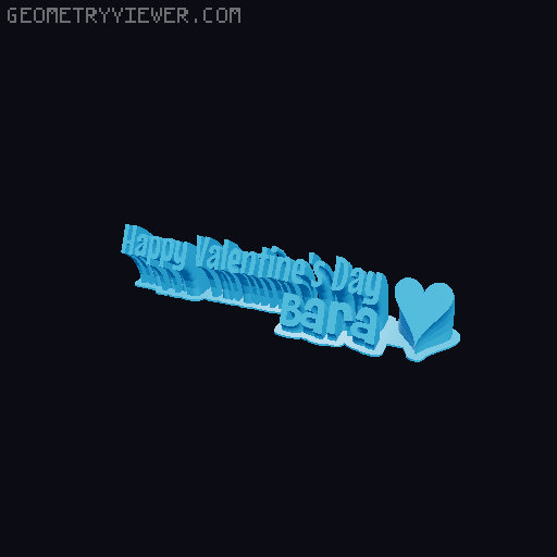 Happy Valentines Day... 3D model thumbnail