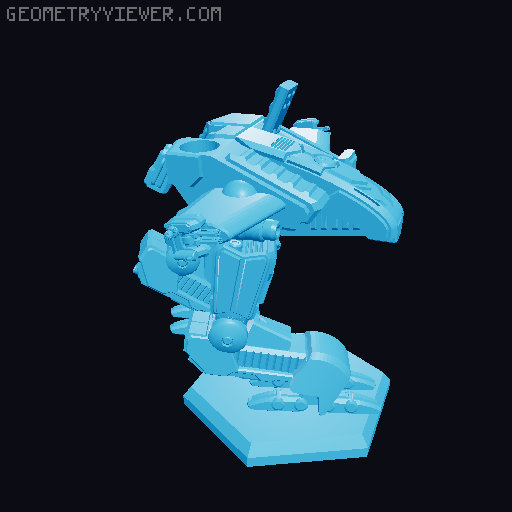 Osprey Battlemech 3D model thumbnail