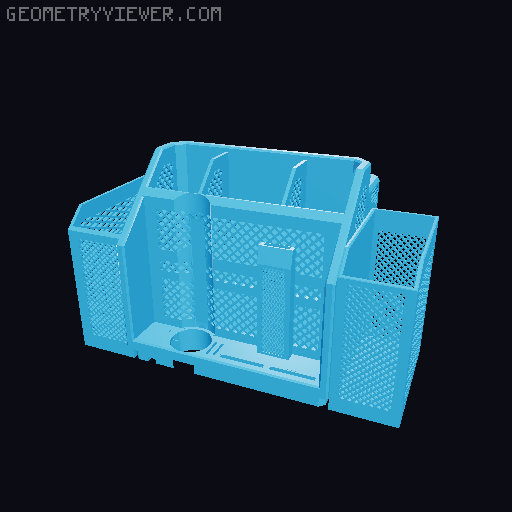 Desktop Organizer Extended  3D model thumbnail