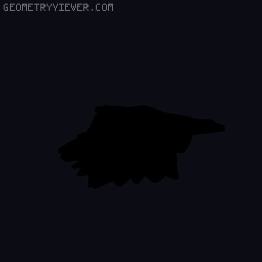 Midnight Hunter Owl Wall Art 3D model thumbnail