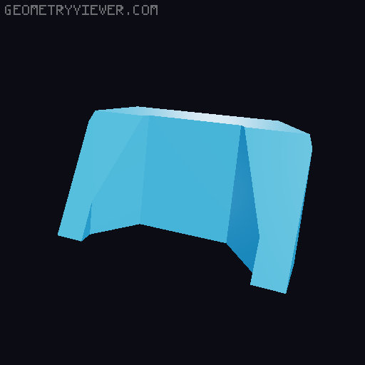 Dummy 13 Robocop Helmet 3D model thumbnail