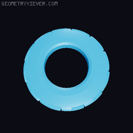 Big Wheel GI Joe Glassified Scale 3D model thumbnail