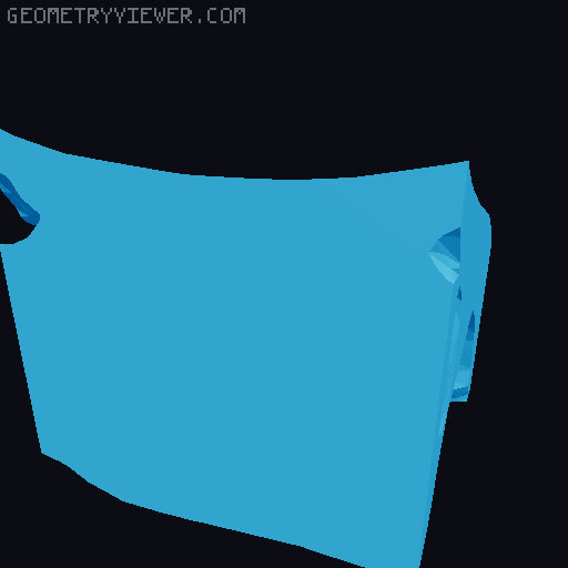 Skull candy bowl XXXXL 3D model thumbnail