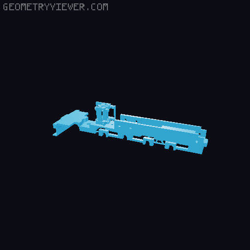 MDC 2-8-0 Frame Parts HO scale 3D model thumbnail