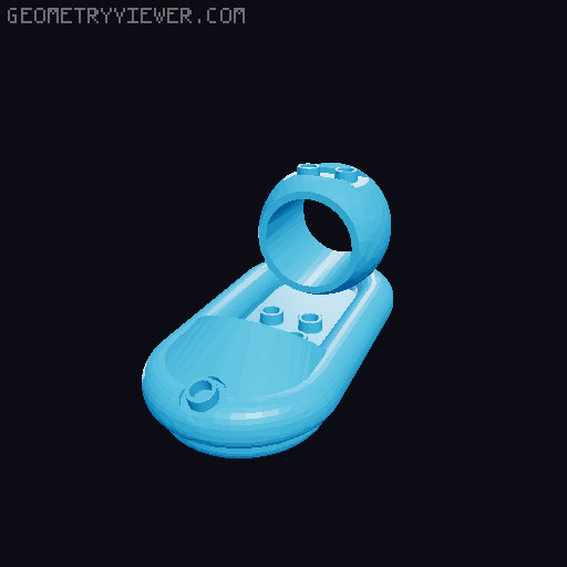 Lego & Duplo Hovercraft 3D model thumbnail